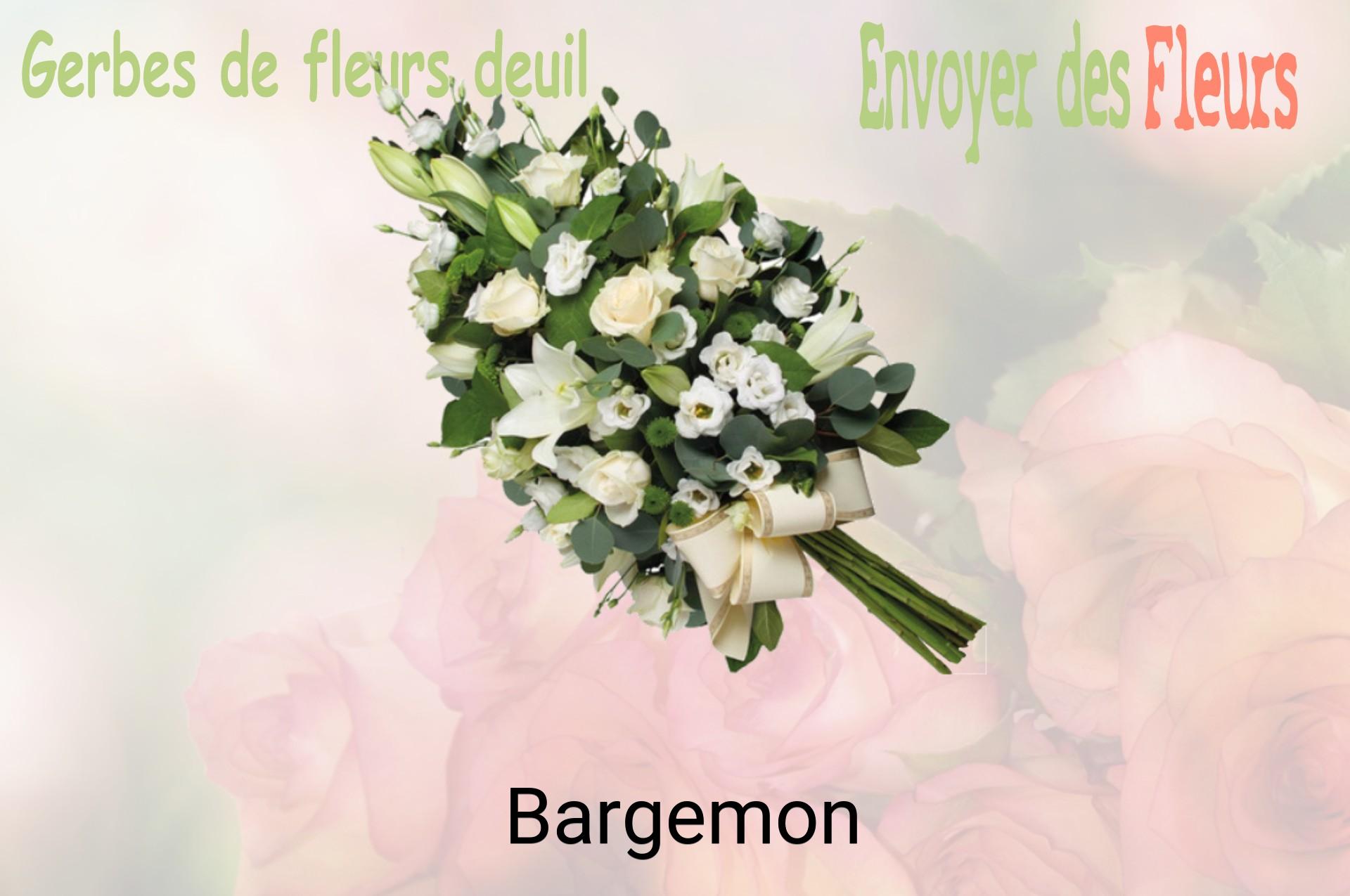Gerbe de fleurs de deuil livrée à Bargemon